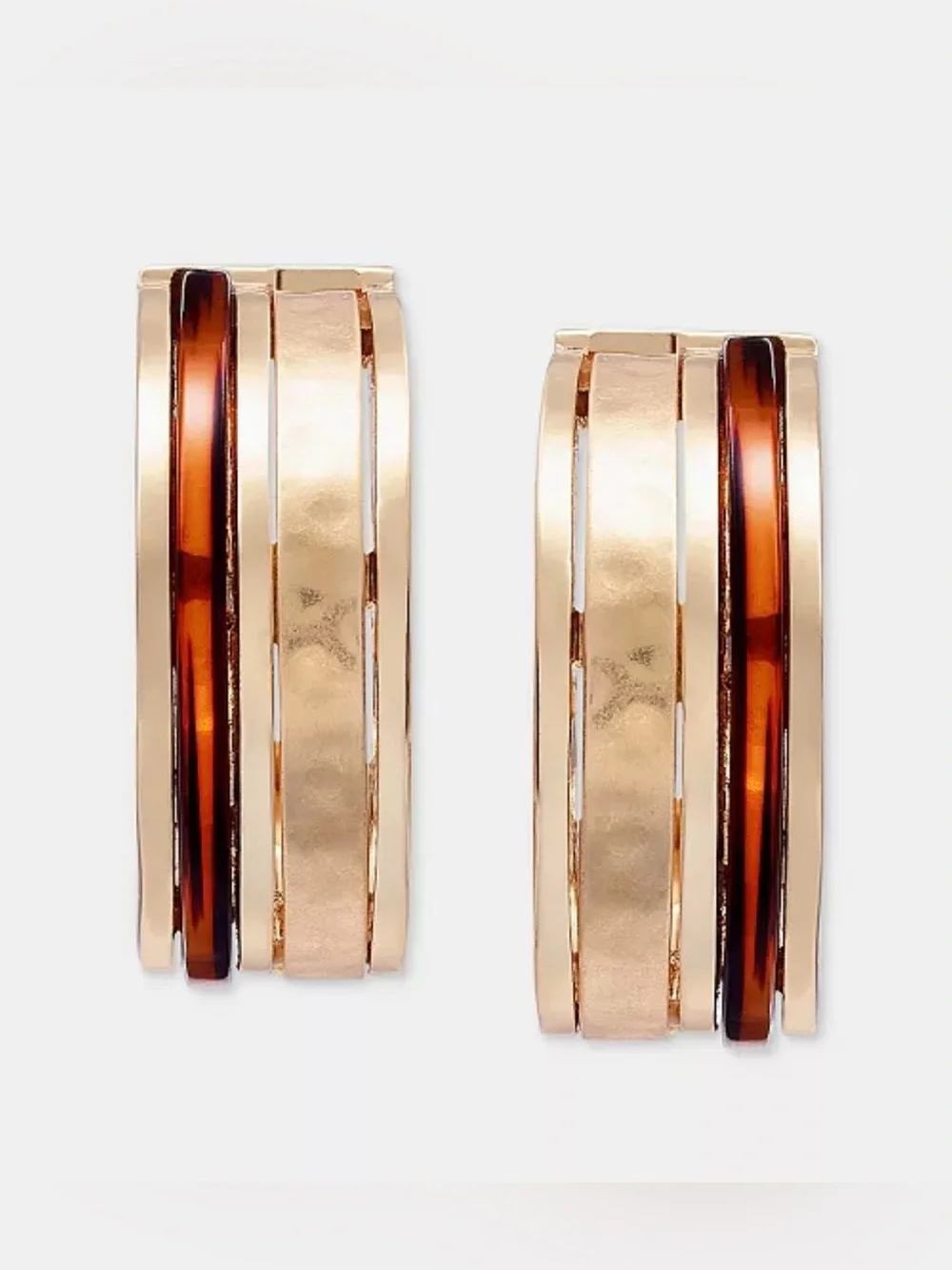 Style & Co Inlay Hoop Earrings